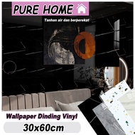 PURE Home-WALLPAPER Wall Sticker 30 x 60 cm Wall stickers Marble Vinyl Wall Wallpaper/ Marble Granit