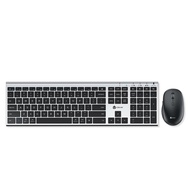 Bluetooth Keyboard and Mouse, Rechargeable Wireless Keyboard and Mouse Combo with Numeric Keypad, Ul