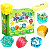 【Hot Sale】7-Piece Set  Squishy Box Malt Sugar Stress Relief Fidget Toys