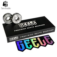 [Serenable] 4Pairs Precision Skateboard Bearings Carbon Steel 608 Bearings for 608 Size