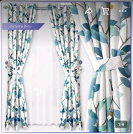 HORDENG PINTU/gorden smokring 12 RING /GORDEN JENDELA motif hello kitty polka TERMURAH QUALITAS NO. 