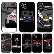for iPhone 5 5s SE 6 6s 6 7 8 Plus SE X XR XS 17 Air Pro Max Cartoon GTR TPU black soft silicone pho