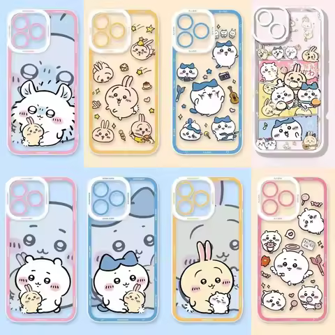 C-Chiikawas Clear Case for Samsung Galaxy S25 S24 S23 S22 S21 Ultra Plus S20 FE A73 5G A72 A71 4G A5