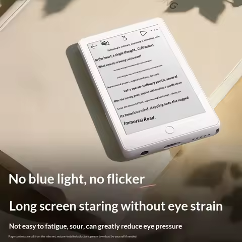 Fanmu BF07 Ink Screen MP3 Player E-Reader 5.4 Night Light 45H Playback Lossless Music English Study 