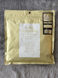 日本 Pure Placenta 胎盤素精華保濕面膜 40片大容量