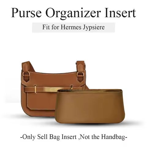 Nylon Purse Organizer Insert Fit for Hermes Jypsiere Handbag, Lightweight Inside Storage Bag In Bag 
