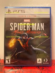 全新 PS5遊戲 漫威蜘蛛俠 麥爾斯·莫拉雷斯 SPIDERMAN MILES MORALES LAUNCH EDITION 美版英文版