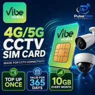 CCTV SIM Card｜One-Time Top Up｜365-Day Validity｜10GB Monthly Data