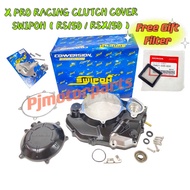 HONDA RS150 RSX150 (100% ORIGINAL SWIPOH &amp; ESPADA ) X-PRO SUPER CLUTCH COVER SET FILTER NET KLAC COVER RS RSX 150 V1 V2