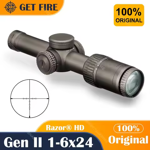 Original V rt x Optics Razor HD Gen II-E 1-6x24 RZR-16009 MRAD Reticle Riflescope VMR-2 (MRAD) Retic