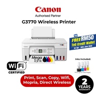 Canon PIXMA G3770 Wireless Refillable Ink Tank Printer with Low-Cost Printing