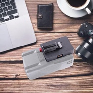 V Lock Mount Battery Plate  D Tap Output Back Clip for NP F970 F960