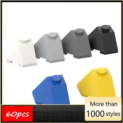 60PCS High-Tech Assemble Particle 13548 2x2 Brick Building Blocks Kit Replaceable Part Toys For Chil