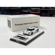 KOENIGSEGG AGERA FORZA HORIZON 5 WHITE MODEL CAR, 1/64 VMB SCALE