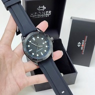 Jam tangan pria Hegner 1674 tali rubber original