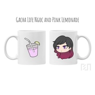 Gacha Life Ngoc and Pink Lemonade Icon Mug