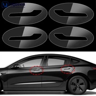 UQUEEN 8Pcs/Set Car Door Handle Scratch Protector Inverted Door Handle Paint Protective TPU Film Clo