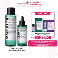 COMBO 01 Some By Mi Nước hoa hồng AHA-BHA-PHA 30 Days Miracle Toner 150ml VÀ 01Some By Mi Tinh chất
