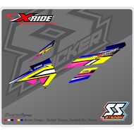 X-RIDE MOTORCYCLE STRIPING STICKER Design 09