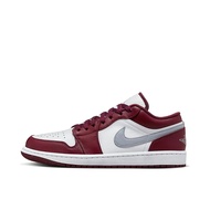 รองเท้าผู้ชาย NikeAir Jordan 1 Low Cherrywood Red - 553558-615 white red 44.5
