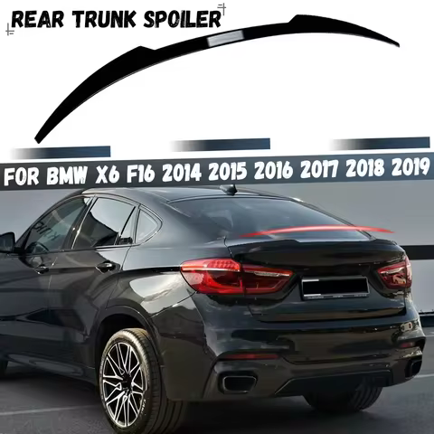 For BMW X6 F16 X6M 2014 2015 2016 2017 2018 2019 Car Roof Spoiler Rear Trunk Spoiler Rear Tail Wings