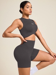 Bộ Đồ Tập Yoga Nữ 2025 Bộ Đồ Tập Pilates Chạy Bộ Thể Dục Áo Vest Quần Short Đạp Xe Bộ Đồ Tập Thể Dục