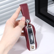 Suitable for 2024 New Style Porsche Cayenne/Palamela/911/918 Car Key Cover High-End Business