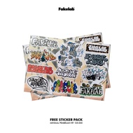 Fakelab Sticker Pack Contains 11 Waterproof Vinyl Stickers