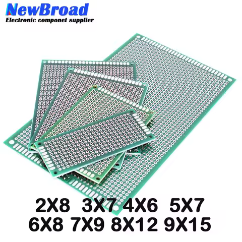 9x15 8x12 7x9 6x8 5x7 4x6 3x7 2x8 cm Double Side Prototype Diy Universal Printed Circuit PCB Board P