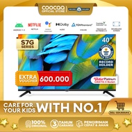 COOCAA 40 inch Smart TV - Android 11 - Netflix/Youtube - Google Assistant - Dolby Audio - Mirroring 