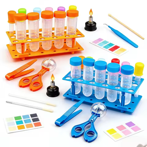 14-Piece Science Experiment Kit (Includes Test Tubes and Tweezers) DIY Experiment Kit