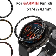 Stainless Steel Styling Bezel for Garmin Fenix 8 Ring 43mm 47mm 51mm Garmin Fenix 8 Cover , Fenix 8 