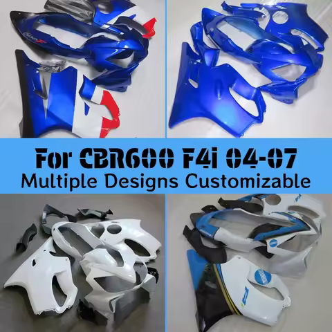 Fairings Motor CBR600F4I 2004-2007 Motorcycle Complete Body Plastic Fairing Kit Cover for HONDA CBR 