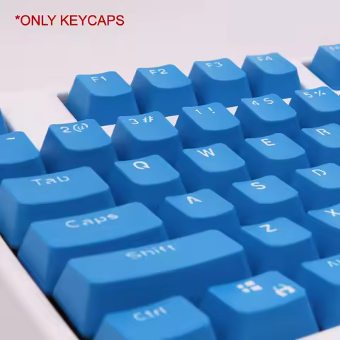 Keycaps for Mechanical Keyboard Dark Blue OEM Profile Height ABS 104 Keys 60% 68% 80% 104 Keyboard A
