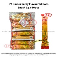 CV BinBin Satay Flavoured Corn Snack 6g x 40pcs
