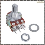 [L W H Y] 1 pcs silver metal B50K 50K ohm 6-pin dual trim potentiometer 3.8*2.8*1.7cm