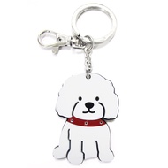 Canadian foufou Key Ring-Bichon Bichon
