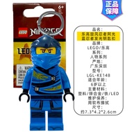 LEGO พวงกุญแจไฟฉายมินิไฟ LED บล็อกอิฐจี้เครื่องประดับ Hombre De Jengibre Ninjay Kai Lloyd Santa Clau