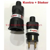LEGRAND 16A IP44 Waterproof Rubber Plug + Counter