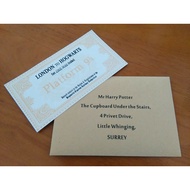 HarryPotter Acceptance Letter Hogwarts gift for fans With Express Train Ticket