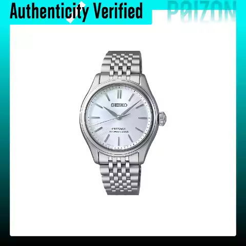 SEIKO Presage Navigation Automatic Mechanical Movement Stainless Steel Strap Watch 36mm SARX129