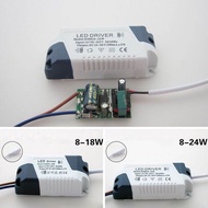 จัดส่งฟรี18W/24W ตัวแปลงไดรเวอร์ LED หม้อแปลงไฟฟ้าตัวแปลง LED ติดเพดานแผ่นเรืองแสง Driver ติดตั้งง่าย