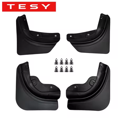 TESY For Tesla Model Y Juniper Launch Standard Wheel Mud Flaps Splash Guards MudFlaps Front Rear Fen