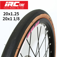 【Free shipping】ญี่ปุ่น IRC JETTY PLUS 20นิ้ว406ยางจักรยานพับได้20*1.25ยางด้านข้างสีเหลืองย้อนยุค
