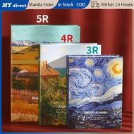 3R 4R 5R Oil painting style album 100 pockets 200 pockets insert photo album for family 3R photo alb