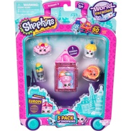 Shopkins Season 8 World Vacation, Europe 5-Pack of Shopkins + 1 Home