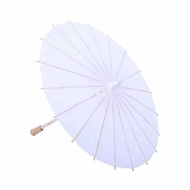 🚓ChildrendiyBlank Paper Umbrella Handmade Painting Umbrella White Paper Umbrella Kindergarten Art Class Dance Materials