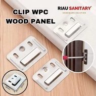 WPC panel bracket wall panel clip/ WPC/ 100 pcs best quality