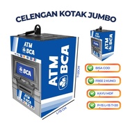 ATM piggy bank size 15x20 large jumbo+key mini ATM piggy bank premium bca mandiri Viral Piggy Bank