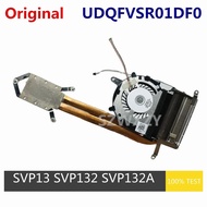 For Sony Vaio Pro13 SVP13 SVP132 SVP132A Laptop Fan Heatsink Radiator Cooler Cooling 300-0001-2755 UDQFVSR01DF0